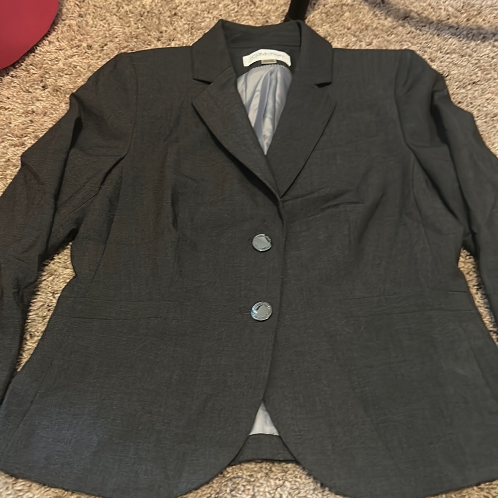 Women’s Calvin Klein button up Lux Blazer suit jacket